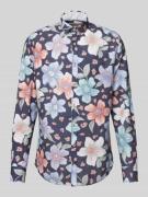 Colours & Sons Regular Fit Freizeithemd mit Kentkragen in Marine, Größ...