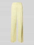 B.Young Wide Leg Stoffhose mit Paspeltaschen Modell 'DANTA' in Hellgel...