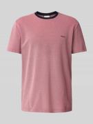 Gant T-Shirt mit Strukturmuster in Hellrot, Größe L