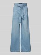 Scotch & Soda Wide Leg Jeans mit Bindegürtel in Hellblau, Größe 28/32