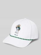 Polo Ralph Lauren Basecap mit Motiv-Stitching Modell 'BEAR' in Weiss, ...