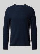 Marc O'Polo Regular Fit Pullover aus strukturiertem Baumwoll-Mix in Ma...