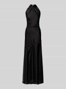 Swing Abendkleid mit Neckholder in Black, Größe 38