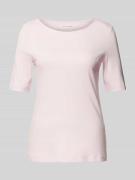 Christian Berg Woman T-Shirt mit U-Boot-Ausschnitt in Hellrosa, Größe ...