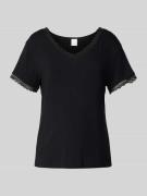 CCDK Copenhagen T-Shirt mit Spitzenbesatz Modell 'Jordan' in Black, Gr...