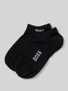BOSS Sneaker-Socken mit Label-Detail im 2er-Pack in Black, Größe 35-38