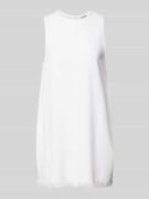 Noisy May Minikleid aus Viskose-Leinen-Mix Modell 'LEILANI' in Weiss, ...