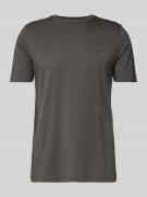 Fynch-Hatton T-Shirt mit Logo-Print in Anthrazit, Größe XL