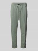 Antony Morato Regular Fit Stoffhose mit fixierten Bügelfalten in Hellg...