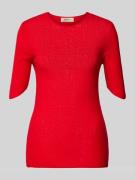 MOS MOSH Strickshirt mit Rundhalsausschnitt Modell 'BOUCH' in Rot, Grö...