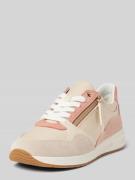 Geox Sneaker mit seitlichem Reißverschluss Modell 'BULMYA' in Offwhite...