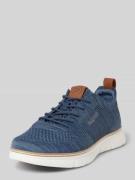bugatti Sneaker mit Label-Stitching Modell 'Pasadena' in Blau, Größe 4...