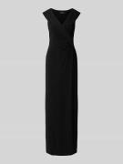 Lauren Ralph Lauren Abendkleid mit Beinschlitz Modell 'LEONIDAS' in Bl...