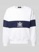 Polo Ralph Lauren Sweatshirt mit Label-Print in Weiss, Größe L