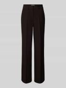 EDITED Straight Leg Stoffhose mit Bügelfalten Modell 'Lavea' in Black,...