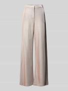 Jake*s Cocktail Wide Leg Stoffhose mit elastischem Bund in Metallic Be...