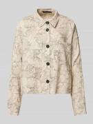 Windsor Blazer mit aufgesetzten Brusttaschen in Beige, Größe 36