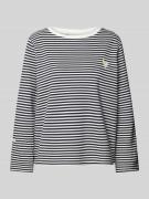 Tom Tailor Comfort Fit Sweatshirt mit Allover-Muster in Offwhite, Größ...