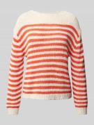 Marc O'Polo Comfort Fit Strickpullover aus Baumwoll-Mix in Orange, Grö...