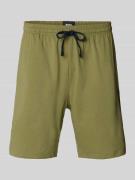 BOSS Regular Fit Sweatshorts mit Tunnelzug Modell 'Mix&Match' in Oliv,...