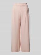Jake*s Collection Wide Leg Culotte mit Bundfalten in Rose, Größe 40