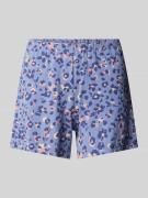 Skiny Regular Fit Pyjama-Shorts mit elastischem Bund in Lila, Größe 36