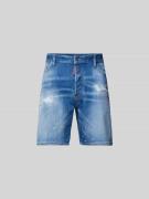 Dsquared2 Regular Fit Jeansshorts aus Baumwoll-Mix in Marine, Größe 46