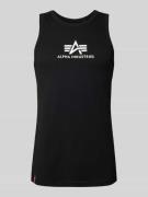 Alpha Industries Tanktop mit Label-Print in Black, Größe L