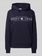 Gant Hoodie mit Kapuze in Marine, Größe L