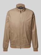 Geox Jacke mit Reißverschlusstaschen in Beige, Größe 48