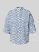 Christian Berg Woman Regular Fit Bluse mit Stehkragen in Blau, Größe 4...