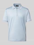 Emporio Armani Regular Fit Poloshirt mit Logo-Badge in Hellblau, Größe...