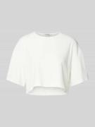 VILLA SOPHIE Cropped T-Shirt mit Rundhalsausschnitt Modell 'ADA' in Of...