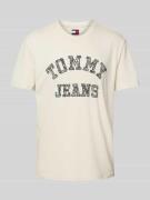 Tommy Jeans Regular Fit T-Shirt aus reiner Baumwolle mit gemustertem L...