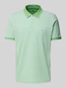 Fynch-Hatton Regular Fit Poloshirt mit Logo-Stitching in Hellgruen, Gr...