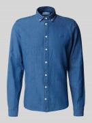 Casual Friday Freizeithemd mit Knopfleiste Modell 'HAMILTON' in Blau, ...