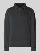 Superdry Sweatshirt mit Label-Detail in Black, Größe L