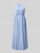 Jake*s Cocktail Cocktailkleid mit Bindegürtel in Bleu, Größe 46