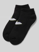 Emporio Armani Socken mit Label-Print im 2er-Pack in Black, Größe 40-4...