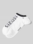 CK Calvin Klein Socken mit Label-Print im 2er-Pack in Weiss, Größe 43-...