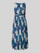 Christian Berg Cocktail Cocktailkleid mit gelegten Falten in Ocean Mel...