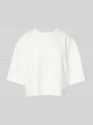 JAKE*S STUDIO WOMAN Sweatshirt mit 1/2-Arm in Offwhite, Größe L