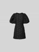 ROTATE Minikleid mit Reißverschluss in Black, Größe 44
