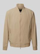 BOSS Bomberjacke mit Zweiwege-Reißverschluss Modell 'Hanry' in Beige, ...