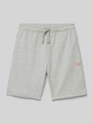 Dickies Regular Fit Sweatshorts mit Label-Print Modell 'MAPLETON' in H...