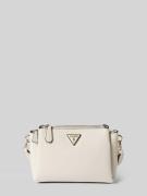 Guess Handtasche mit Label-Detail Modell 'NOELLE' in Ecru, Größe 1