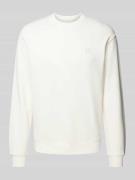 Scotch & Soda Sweatshirt mit gerippten Abschlüssen in Offwhite, Größe ...
