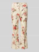 Weekend Max Mara Flared Stoffhose mit Bügelfalten Modell 'CADMIO' in B...