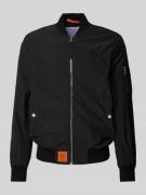 Original Bombers Bomberjacke mit Label-Patch Modell 'MA1' in Black, Gr...