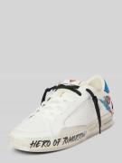 Crime London Sneaker mit Motiv-Print in Weiss, Größe 40